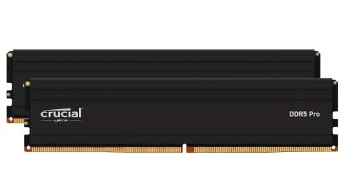 Kit mémoire RAM Crucial Pro (CP2K16G56C46U5) - 32 Go (2 x 16 Go), DDR5, 5600MHz, C46
