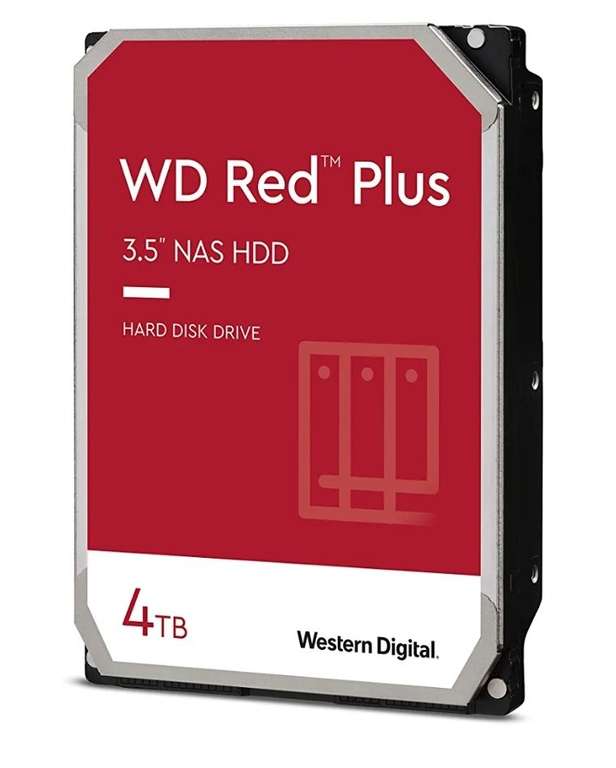Disque dur interne 3.5" pour NAS Western Digital Red SATA III (WD40EFZX) - 4To (Taxes & Frais de Livraison Compris)