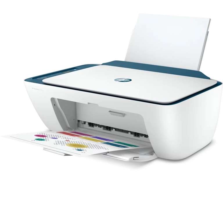 Imprimante jet d'encre multifonctions HP DeskJet 2721e - WiFi + 6 mois de forfait d'impression Instant Ink