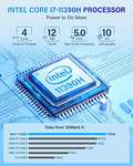 Mini PC NiPoGi CK10 - Intel Core i7-11390H, 16 Go RAM, 512 Go SSD, Windows 11 (via coupon + code - vendeur tiers)
