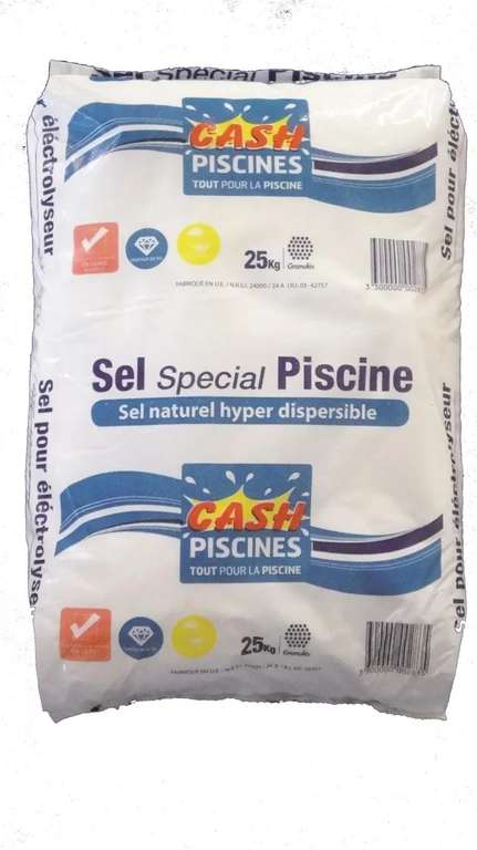 Sel Spécial Piscine Granulés - 25 Kg (Via Retrait Magasin)
