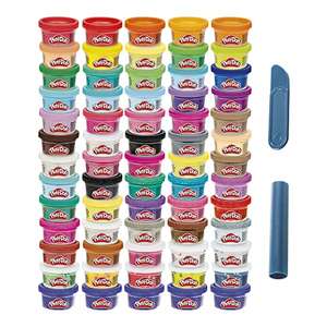 Coffret pâte atoxique Play-Doh 65 Ans - 65 Pots de 28 grammes, Couleurs Assorties pour Enfants, dès 3 Ans