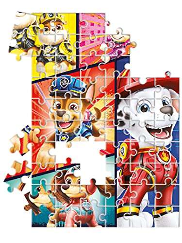 Puzzle Dessin animé Clementoni Supercolor Pat' Patrouille - 60 pièces, dès 5 ans