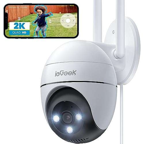 Camera surveillance WiFi Exterieure ieGeek 2K - 360° Camera IP, Vision  Nocturne Couleur (vendeur tiers) –