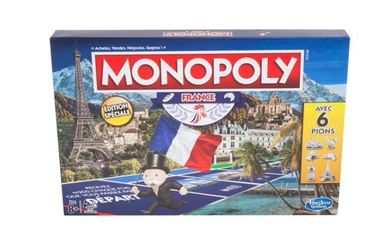 Jeu de Société Monopoly - Edition France (via 12.45€ sur carte fidélité)