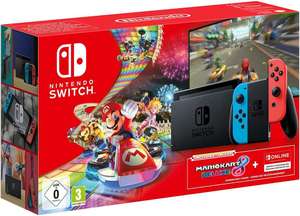Pack console Nintendo Switch V2 (Joy-Con Néon) + Mario Kart 8: Deluxe + abonnement de 3 mois au Nintendo Switch Online