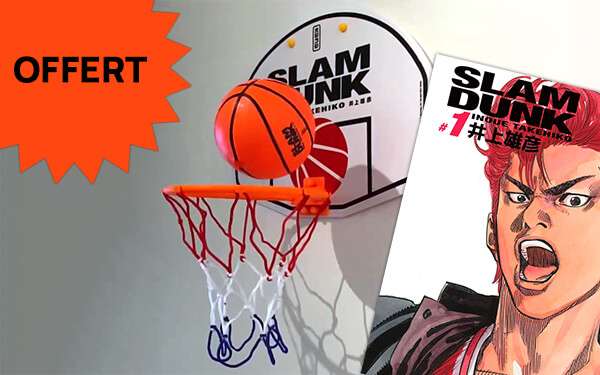 Mini panier de basket offert pour l'achat du tome 1 Deluxe de Slam Dunk