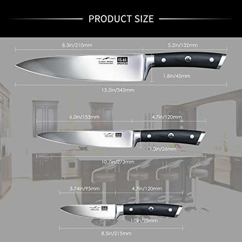 Set Couteaux Cuisine Ensembles de Couteau Chef 200mm SHAN ZU (Via coupon -  vendeur tiers) –