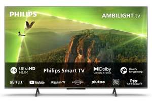 TV 50" Philips PUS8118/12 4K Ambilight, 60Hz, Dolby Atmos, HDR10+