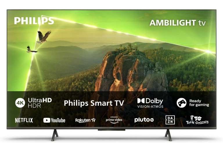 TV 50" Philips PUS8118/12 4K Ambilight, 60Hz, Dolby Atmos, HDR10+