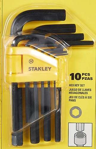 Jeu de 10 clés mâles Stanley - 1,5 à 10 mm