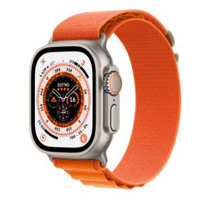 Apple Watch Ultra GPS + Cellular Titanium Orange Alpine Loop 49 mm - S