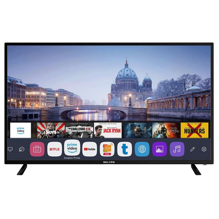 Smart TV 43" 4K Eklyps EK43UX200W - WebOS LG, 3 HDMI, 2 USB (via 70€ sur la carte fidélité)