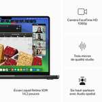 PC Portable 14.2" Apple MacBook Pro M3 Pro - CPU 11 cœurs, GPU 14 cœurs, 18 Go Ram, 512 Go SSD