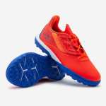 Chaussures de football enfant à scratch viralto easy turf TF orange et bleu - Du 28 au 34