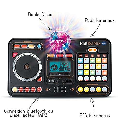 Jouet Kidi DJ Mix VTech - Platine DJ Enfant, Enceinte Bluetooth, Table de  mixage (Via coupon) –