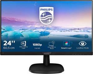 Ecran PC 24" Philips 243V7QDAB - Full HD, Dalle IPS, 75 Hz, 4 ms (via 21,99€ sur la carte + 15€ offerts en bon d'achat)