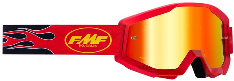 Masque FMF PowerCore Flame Rouge/Noir - Ecran Rouge (moto-privee.com)