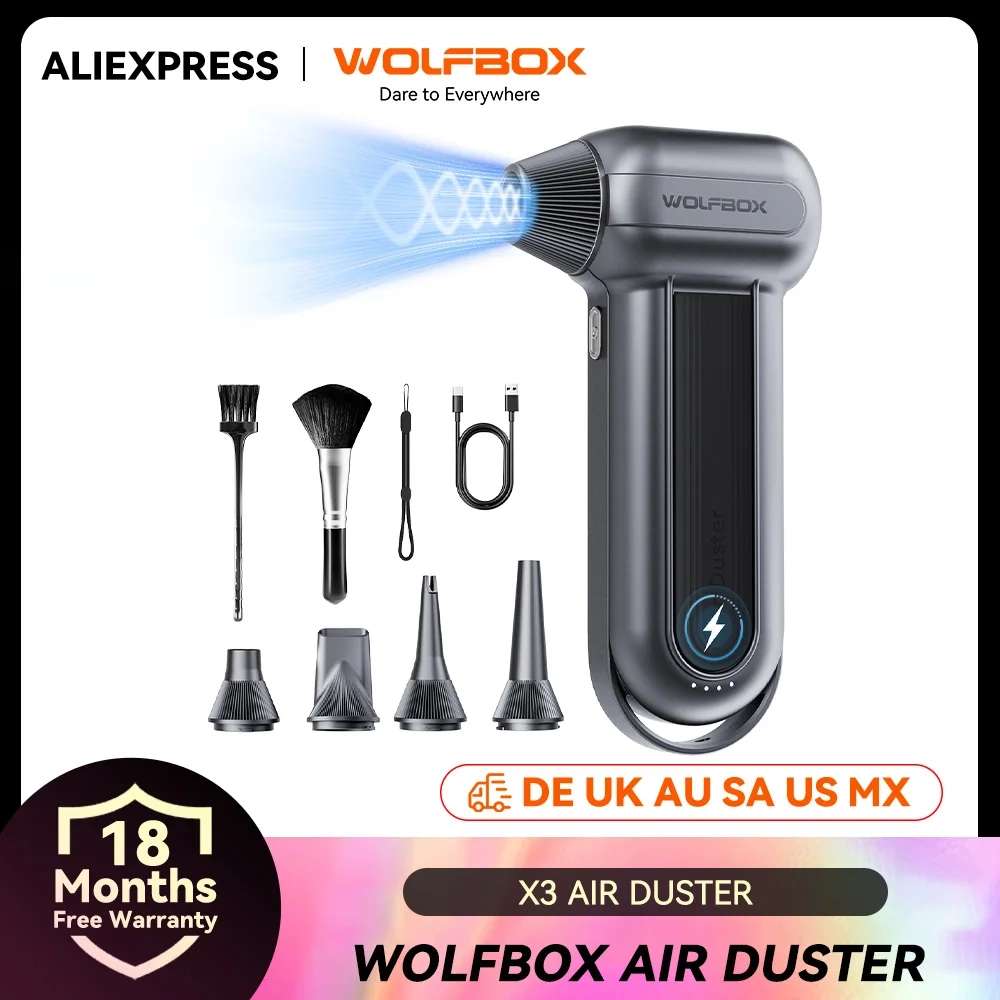 Étui Rigide De Protection Pour Aspirateur/souffleur WOLFBOX MF100 Et MF50 - Avec Poches Mesh