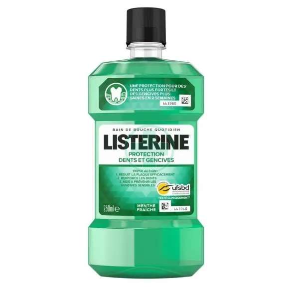 Bain de bouche Listerine Protection Dents et Gencives - 500ml