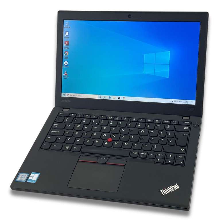 PC Portable 12.5" Lenovo ThinkPad X270 - HD, i5-6200U, RAM 8 Go, SSD 240 Go, Windows 10 (Reconditionné - Garantie de 12 mois)