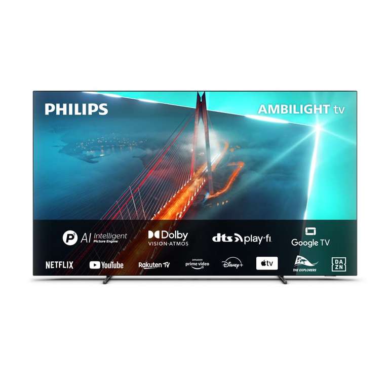 TV 65" Philips Oled 65OLED708 - 4K UHD, Smart TV