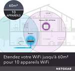 Répéteur WiFi Netgear EX3110 - AC750 Dual Band 750 Mbps, Jusqu'à 90m²