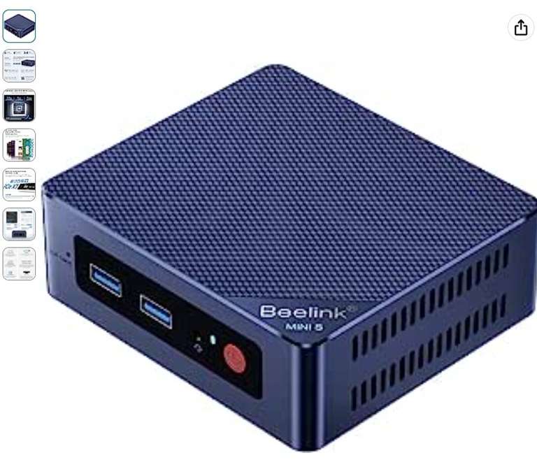 Mini PC Beelink Mini S12 Pro - N100, 16 Go Ram, 500 Go PCIE M.2 SSD Wifi 6, Bluetooth5.2, Gigabit Ethernet (vendeur tiers)