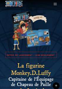 Figurine Monkey.D.Luffy Capitaine de l'Équipage de Chapeau de Paille + Fascicule