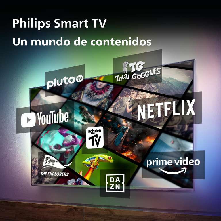 TV 50" Philips 50PUS8118 - 4K UHD, Ambilight