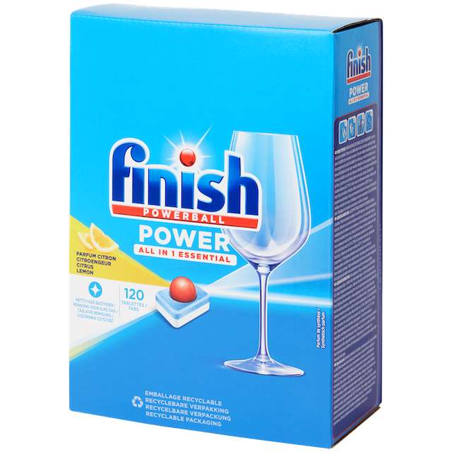 Paquet de 120 tablettes pour lave-vaisselle Finish Powerball All-in-1