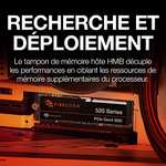 SSD interne M.2 NVMe Gen4 Seagate FireCuda 520 - 1 To, TLC 3D, Jusqu'à 5000-4850 Mo/s en Lecture-Écriture (2To à 134,89€)