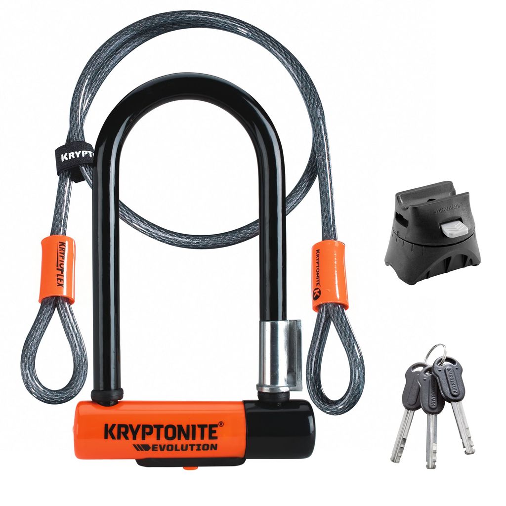 [Prime] Antivol U Kryptonite Evolution Mini-7 W/Flex - 8,3x15,3 cm
