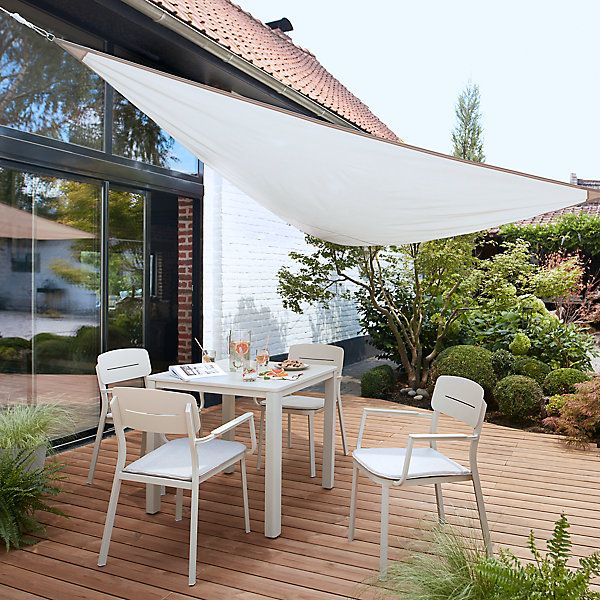 Voile d'ombrage triangle GoodHome peyote 300 cm — promo Tech