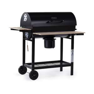 Barbecue au charbon de bois King - 95 x 63 x 105 cm - Noir (Vendeur tiers)