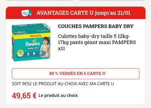 Promotion Pampers Babydry Night Pants Culotte de nuit T4, 40 culottes
