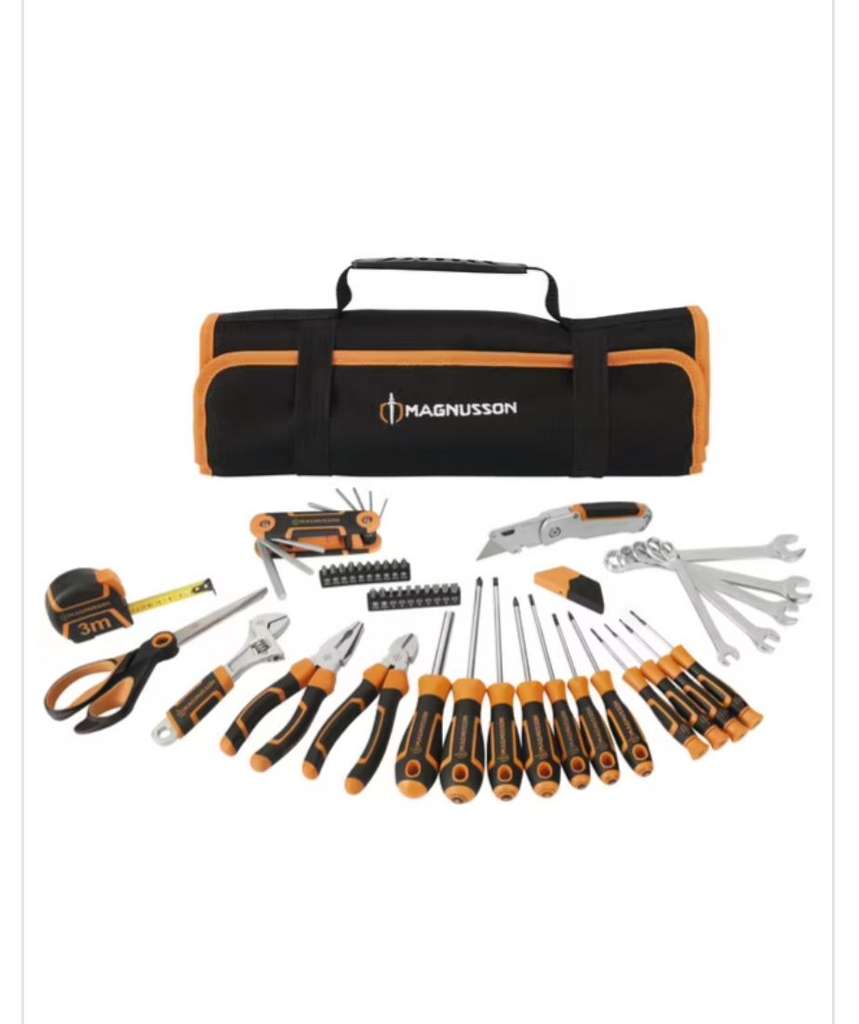 Kit de 40 outils Magnusson, Coffret et boîte à outils complète