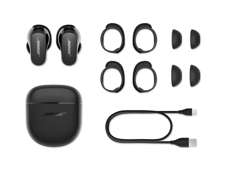 Nouveaux Ecouteurs à réduction de bruit active Bose QuietComfort Earbuds II