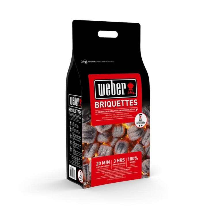 Briquettes pour barbecue Weber - 4kg