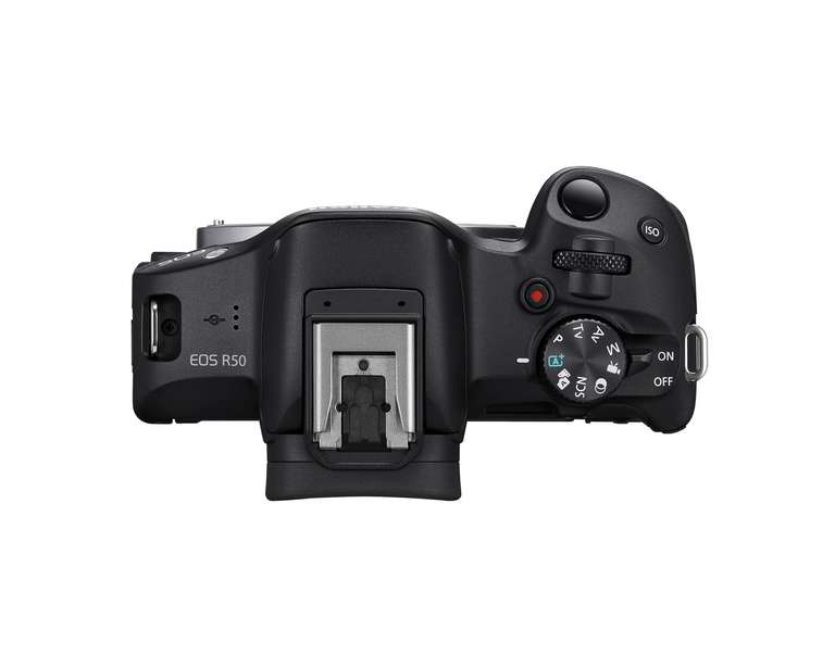 Appareil Photo Hybride Canon EOS R50 - APS-C 24M Pixels, 15 im/Sec, CMOS AF Dual Pixel, vidéo 4K/30p, WiFi, sans Objectif