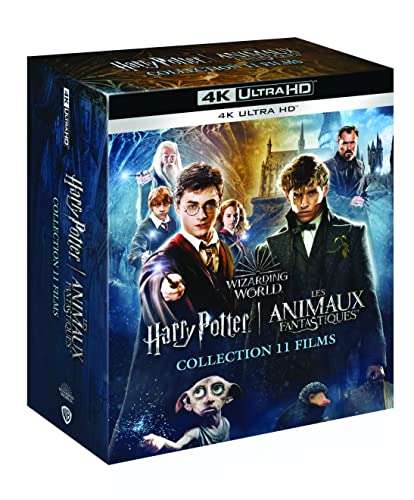Coffret Blu-ray 4k Intégrale Harry Potter + Les Animaux Fantastiques : 11  Films –