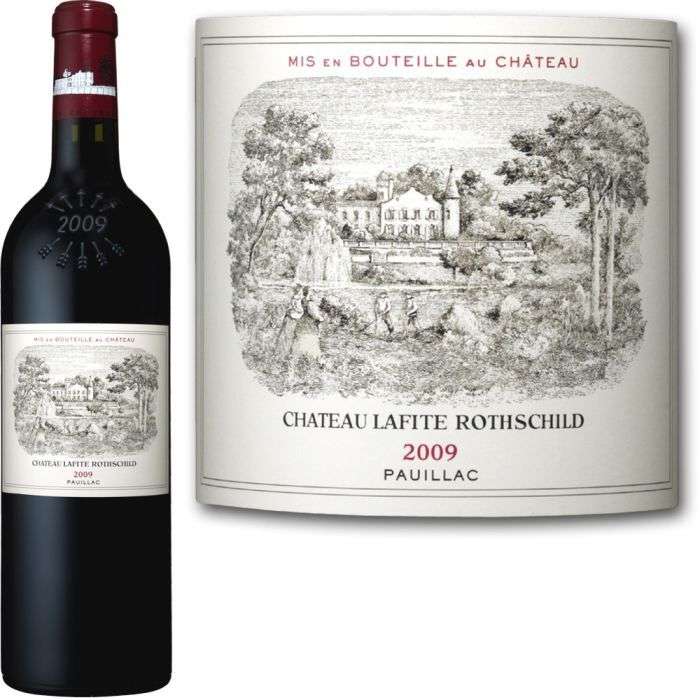 Bouteille de vin Grand Cru Classé Château Lafite Rothschild 2009 Pauillac - 75 cl