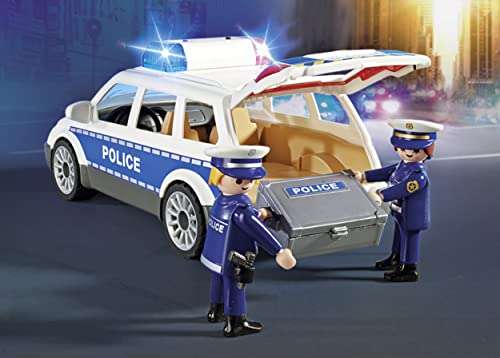 Jouet Playmobil City Action Voiture de policiers avec gyrophare et sirène