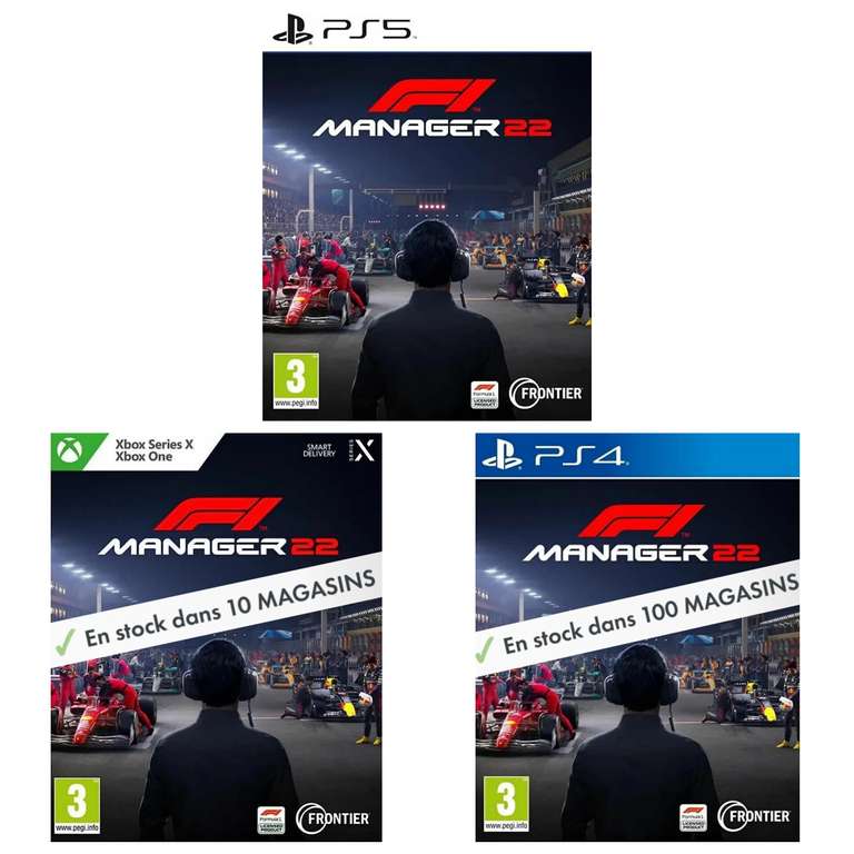 F1 Manager 2022 sur Xbox Series X, PS5 ou PS4