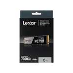 SSD interne Lexar NQ790 PCIe 4.0 Gen4x4, 2To - Jusqu'à 7000 Mo/s en Lecture, 6000 Mo/s en écriture (Vendeur tiers)