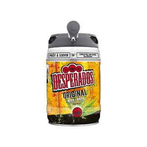 Fût de bière aromatisée à la tequila Desperados - 5L, 5,9°