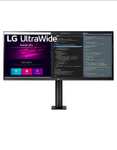 Moniteur 34" LG Ergo UltraWide 34WN780P-B - QHD 2560 x 1440, IPS, 300cd/m², sRGB 99%, HDR 10, FreeSync, 5 ms