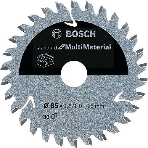 Lame de scie circulaire multi matériaux Bosch - 85 x 15 x 1,5 mm, 30 dents (Frais de port inclus)
