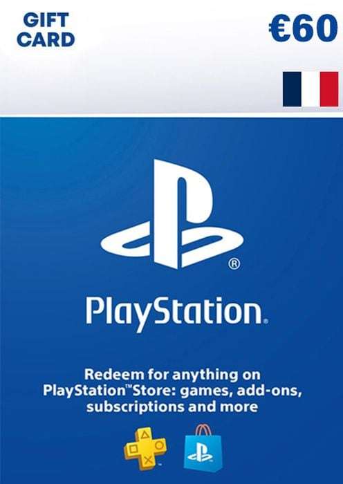 Carte PlayStation Network (PSN) France - 60€ (Dématérialisé) –