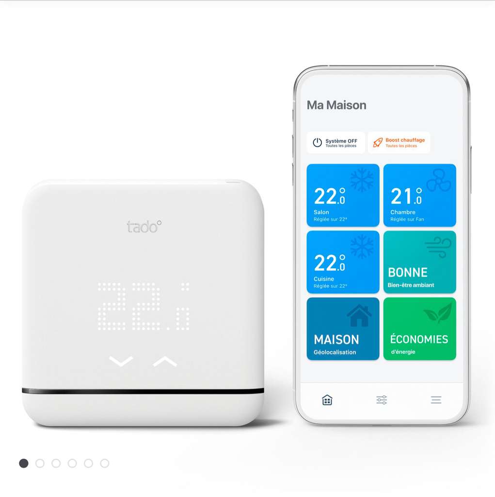 Pour économiser sur sa facture, ce thermostat connecté Tado° V3+ est en  promotion